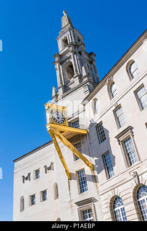 Yorkshire angleterre leeds yorkshire angleterre Leeds Leeds Logement salle municipale de bureaux du conseil de la ville le centre-ville de Leeds yorkshire angleterre uk go europe Banque D'Images