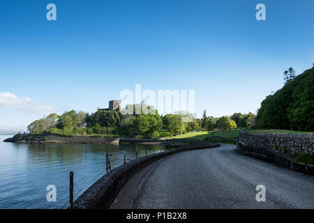 Ollie dun château près de Oban, Scotland Banque D'Images