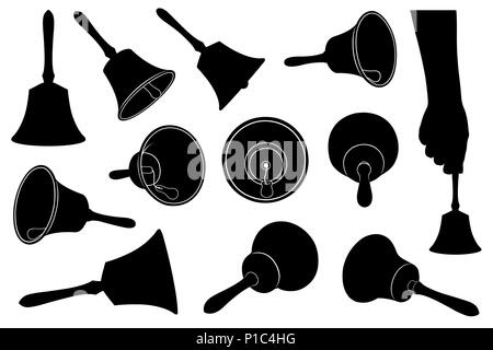 Illustration de cloches isolated on white Banque D'Images