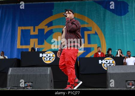 Don Q sur scène pour Hot 97 Summer Jam 2018, Stade MetLife, complexe sportif de Meadowlands, East Rutherford, NJ 10 Juin, 2018. Photo par : Jason Mendez/Everett Collection Banque D'Images