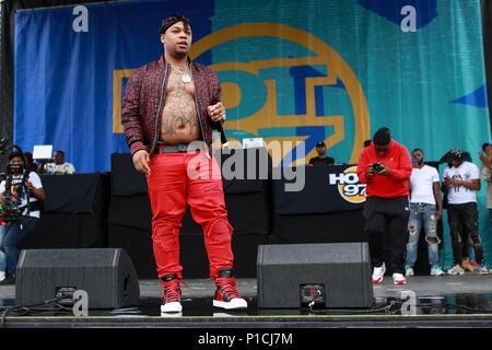 Don Q sur scène pour Hot 97 Summer Jam 2018, Stade MetLife, complexe sportif de Meadowlands, East Rutherford, NJ 10 Juin, 2018. Photo par : Jason Mendez/Everett Collection Banque D'Images