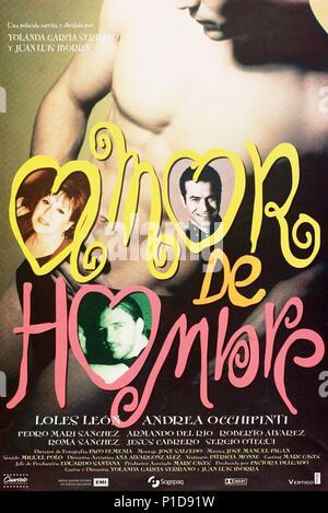 Titre original : AMOR DE HOMBRE. Titre en anglais : L'AMOUR DE L'HOMME. Directeur de film : JUAN LUIS IBORRA, YOLANDA GARCIA SERRANO. Année : 1997. Credit : VERTIGO FILMS / Album Banque D'Images