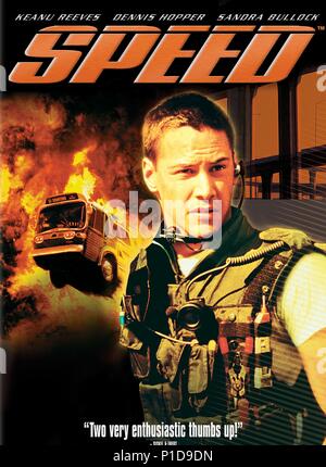 Titre original : LA VITESSE. Titre en anglais : LA VITESSE. Film Réalisateur : JAN DE BONT. Année : 1994. Stars : Keanu REEVES. Crédit : 20TH CENTURY FOX / Album Banque D'Images