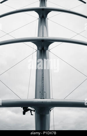 Super yacht de luxe, Maltese Falcon. Banque D'Images