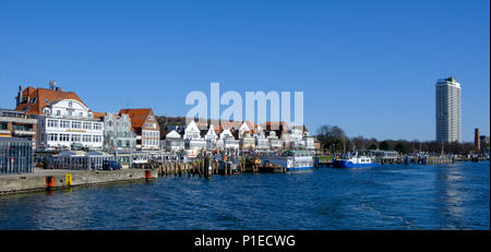 Port de Detmold, Lubeck, Schleswig-Holstein, Allemagne Banque D'Images