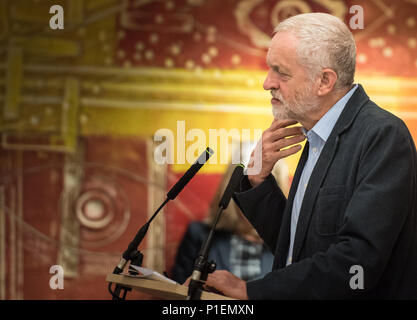 Écrou, Hamilton House, Mabledon Place, London, WC1H 9BD, 1er août 2016. Jeremy Corbyn est officiellement désigné par la Communication Workers Union (CWU Banque D'Images