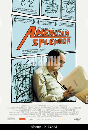 Titre original : AMERICAN SPLENDOR. Titre en anglais : AMERICAN SPLENDOR. Directeur de film : Shari Springer Berman, ROBERT PULCINI. Année : 2003. Credit : bonne machine/HOME BOX OFFICE / Album Banque D'Images