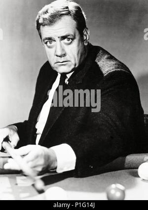 Titre original : IRONSIDE-TV. Titre en anglais : IRONSIDE-TV. Année : 1967. Stars : RAYMOND BURR. Credit : NBC-TV / Album Banque D'Images