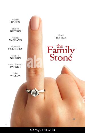 Titre original : THE FAMILY STONE. Titre en anglais : THE FAMILY STONE. Réalisateur : THOMAS BEZUCHA Film. Année : 2005. Crédit : 20TH CENTURY FOX / Album Banque D'Images