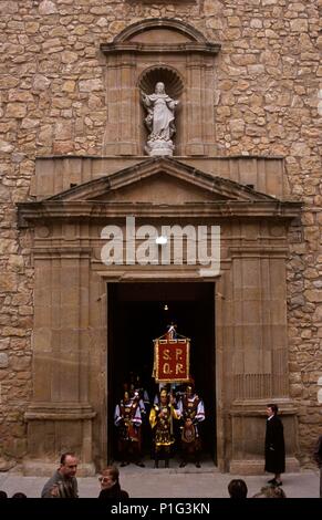 Espagne - Catalogne - Ribera d ?Ebre (district) - Tarragone. Armats, Via Crucis, Sant Divendres, Setmana Santa, la Palma d'Ebre, la Ribera d'Ebre, Tarragona. Banque D'Images