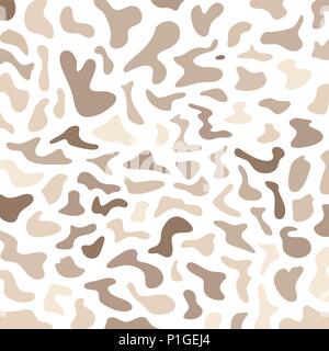 À la main peint camouflage pattern, vector illustration Illustration de Vecteur