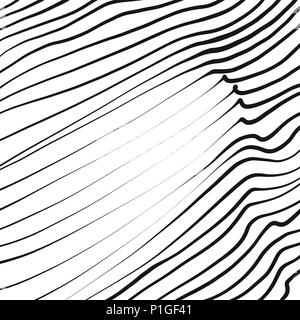 Art ligne vague, illustration vectorielle, wall art fond Illustration de Vecteur