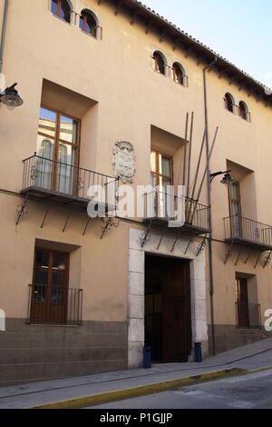 Espagne - Valence - région autonome de La Vallée d'Albaida (district) - Valence. Ontinyent / Onteniente ; Palacio del Comte de Torrefiel (Ayuntamiento). Banque D'Images