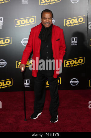 Première mondiale de Disney Pictures et Lucasfilm's 'Solo : Une histoire de la guerre des étoiles' - Arrivées avec : Billy Dee Williams Où : Hollywood, California, United States Quand : 10 mai 2018 Credit : FayesVision/WENN.com Banque D'Images