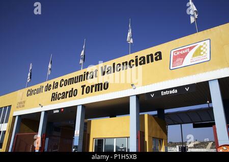 Espagne - région autonome de Valence - La Hoya de Buñol (district) - Valence. Cheste ; Circuito de 'Vitesse' Ricardo Tormo. Banque D'Images