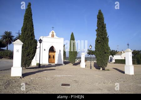 Espagne - Catalogne - Ribera d ?Ebre (district) - Tarragone. Mora d'Ebre ; Ermita del Calvari(o). Banque D'Images