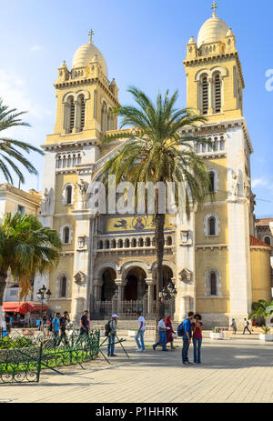 Tunisie, Tunis. 17 septembre 2016 temple orthodoxe dans le centre de la capitale Banque D'Images