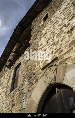 Espagne - PAYS BASQUE - Cantábrica (district) - ALAVA. Amurrio ; caserío / torre Mariaka (Siglo XV). Banque D'Images