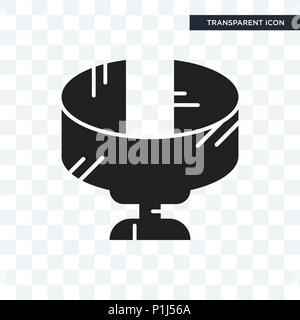 Vue panoramique sur l'icône vecteur isolé sur fond transparent, Vue Panoramique logo concept Illustration de Vecteur