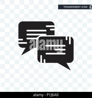 Icône vecteur chat isolé sur fond transparent, concept logo Chat Illustration de Vecteur