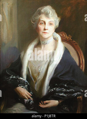 László FüLöp Elek - Portrait de Mme Kellogg Banque D'Images