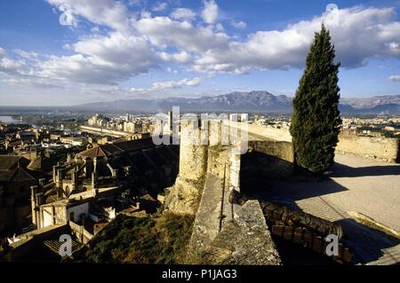 Baix Ebre : Tortosa, Castillo de Zuda, Catedral. (Baix Ebre). Banque D'Images