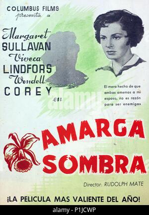 Titre original : Pas de Chansons Tristes POUR MOI. Titre en anglais : Pas de Chansons Tristes POUR MOI. Directeur de film : RUDOLPH MATE. Année : 1950. Credit : Columbia Pictures / Album Banque D'Images