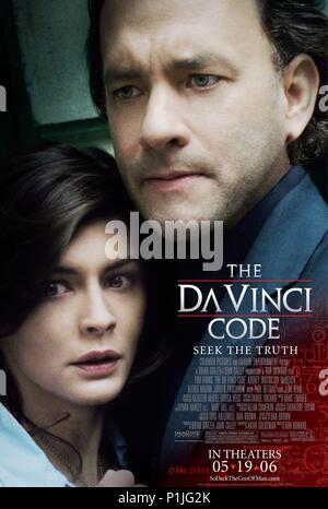 Titre original : THE DA VINCI CODE. Titre en anglais : THE DA VINCI CODE. Film Réalisateur : Ron Howard. Année : 2006. Credit : Columbia Pictures / Album Banque D'Images