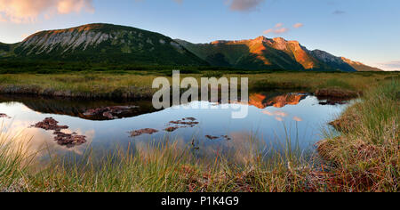 Belianske Tatras avec Trojrohe lake en Slovaquie Banque D'Images