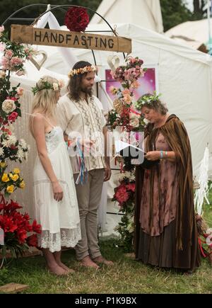 Glastonbury Festival 2017 - Cérémonie le jeune main Vendredi 23/06/17 Banque D'Images