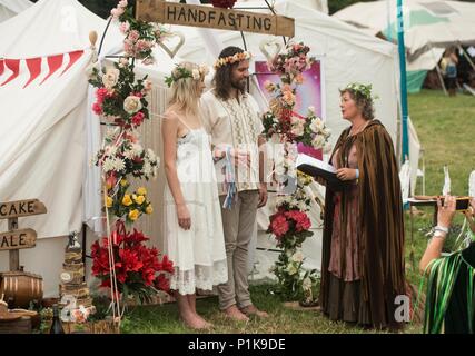 Glastonbury Festival 2017 - Cérémonie le jeune main Vendredi 23/06/17 Banque D'Images