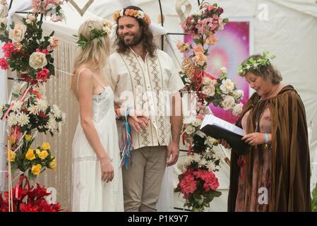 Glastonbury Festival 2017 - Cérémonie le jeune main Vendredi 23/06/17 Banque D'Images