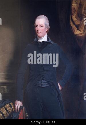 Portrait de William Pitt le Jeune, Premier ministre et homme politique britannique, 1805. Artiste : John Hoppner. Banque D'Images