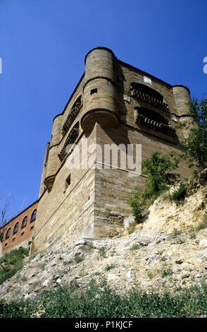 Benavente, Castillo / Château de la Mota (architecture romane). Banque D'Images