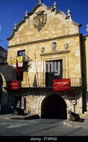 Chinchilla de Montearagón, ancienne prison. Banque D'Images