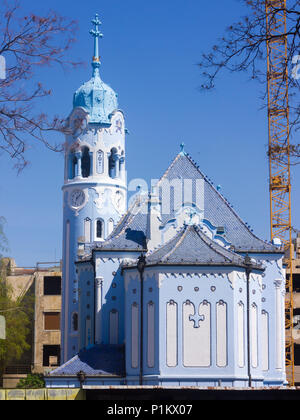 Eglise de Saint Elizabeth (bleu) à Bratislava, Slovaquie Banque D'Images