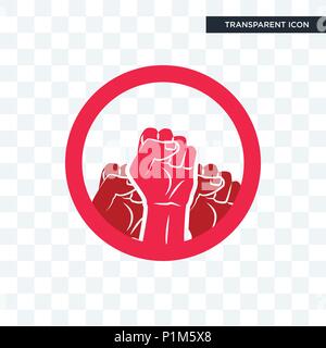 La justice sociale l'icône vecteur isolé sur fond transparent, la justice sociale concept logo Illustration de Vecteur