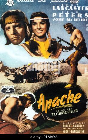 Titre original : apache. Titre en anglais : apache. Film Réalisateur : ROBERT ALDRICH. Année : 1954. Credit : UNITED ARTISTS/HECHT-HILL-LANCASTER / Album Banque D'Images