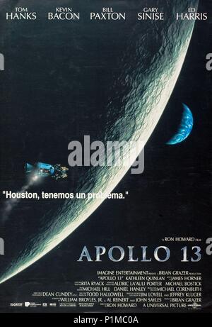 Titre original : Apollo 13. Titre en anglais : Apollo 13. Film Réalisateur : Ron Howard. Année : 1995. Credit : United International Pictures / Album Banque D'Images