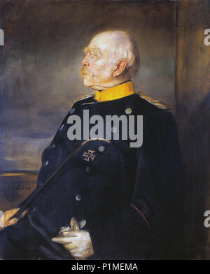 Franz von Lenbach - Portrait d'Otto Von Bismarck 07 Fücrst Banque D'Images