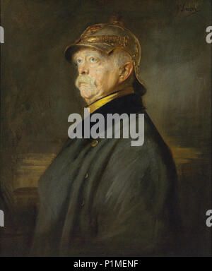 Franz von Lenbach - Portrait d'Otto Von Bismarck 10 Fücrst Banque D'Images