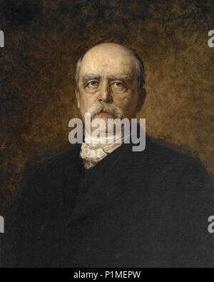 Franz von Lenbach - Portrait d'Otto Von Bismarck 12 Fücrst Banque D'Images