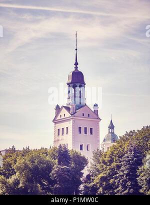 Tons rétro photo du château des ducs de Poméranie Ville de Szczecin (Stettin), Pologne. Banque D'Images