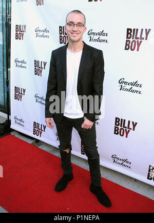 Los Angeles, Californie, USA. 12 Juin, 2018. Taggart Lucas assiste à la première de Los Angeles "Billy Boy" le 12 juin 2018 à Laemmle Music Hall à Los Angeles, Californie. Photo de Barry King/Alamy Live News Banque D'Images