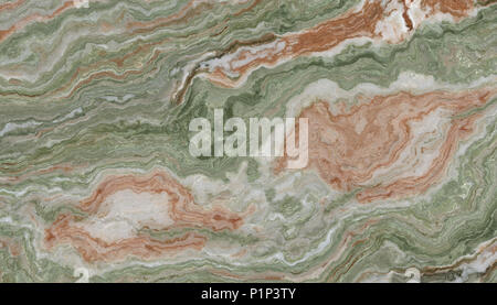 Tuile Onyx vert et orange avec des tissus. Texture de fond pour le design. Banque D'Images