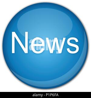 Bouton de nouvelles Illustration de Vecteur