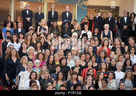 71e Festival du Film de Cannes annuel - 'Les Filles du Sun' - Premiere dispose d''atmosphère où : Cannes, France Quand : 12 mai 2018 Credit : IPA/WENN.com **Uniquement disponible pour publication au Royaume-Uni, USA, Allemagne, Autriche, Suisse** Banque D'Images