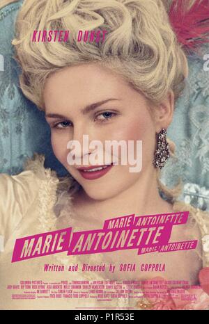 Film Original Titre : Marie Antoinette. Titre en anglais : Marie Antoinette. Film Réalisateur : Sofia Coppola. Année : 2006. Credit : COLUMBIA PICTURES CORPORATION/AMERICAN ZOETROPE / Album Banque D'Images