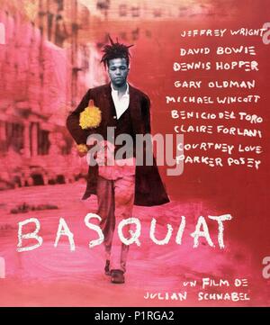 Titre original : BASQUIAT. Titre en anglais : BASQUIAT. Film Réalisateur : Julian Schnabel. Année : 1996. Copyright : Editorial l'intérieur uniquement. C'est un document distribué au public. Les droits d'accès uniquement, aucune licence de droit d'auteur prévue. Autorisation obligatoire à l'icône visuelle (www.visual-icon.com) est requise pour la reproduction de cette image. Credit : MIRAMAX FILMS / Album Banque D'Images