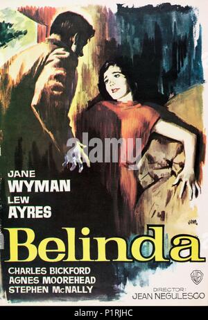 Titre original : Johnny Belinda. Titre en anglais : Johnny Belinda. Directeur du film : JEAN NEGULESCO. Année : 1948. Credit : Warner Brothers / Album Banque D'Images